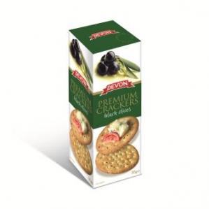 PREMIUM CRACKERS - BLACK OLIVES